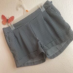 Black and White Checkered Shorts
